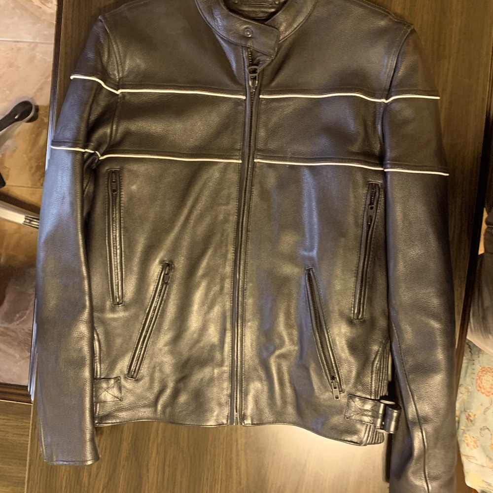 WILSON’S LEATHER | Black Leather Jacket (Small)